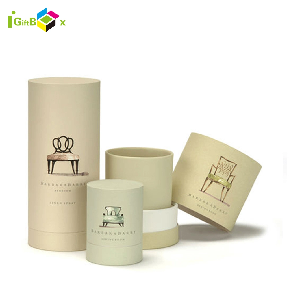 Paper Kraft Tube Box / Round Box for Candle