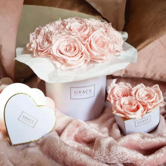 Scatole regalo per fiori a forma di cuore per confezionare rose